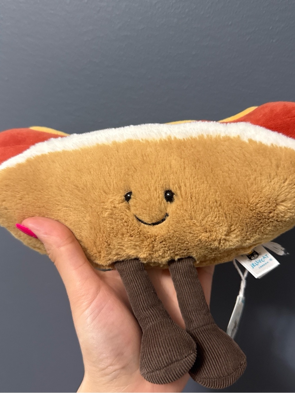 Authentic Jellycat Hot Dog